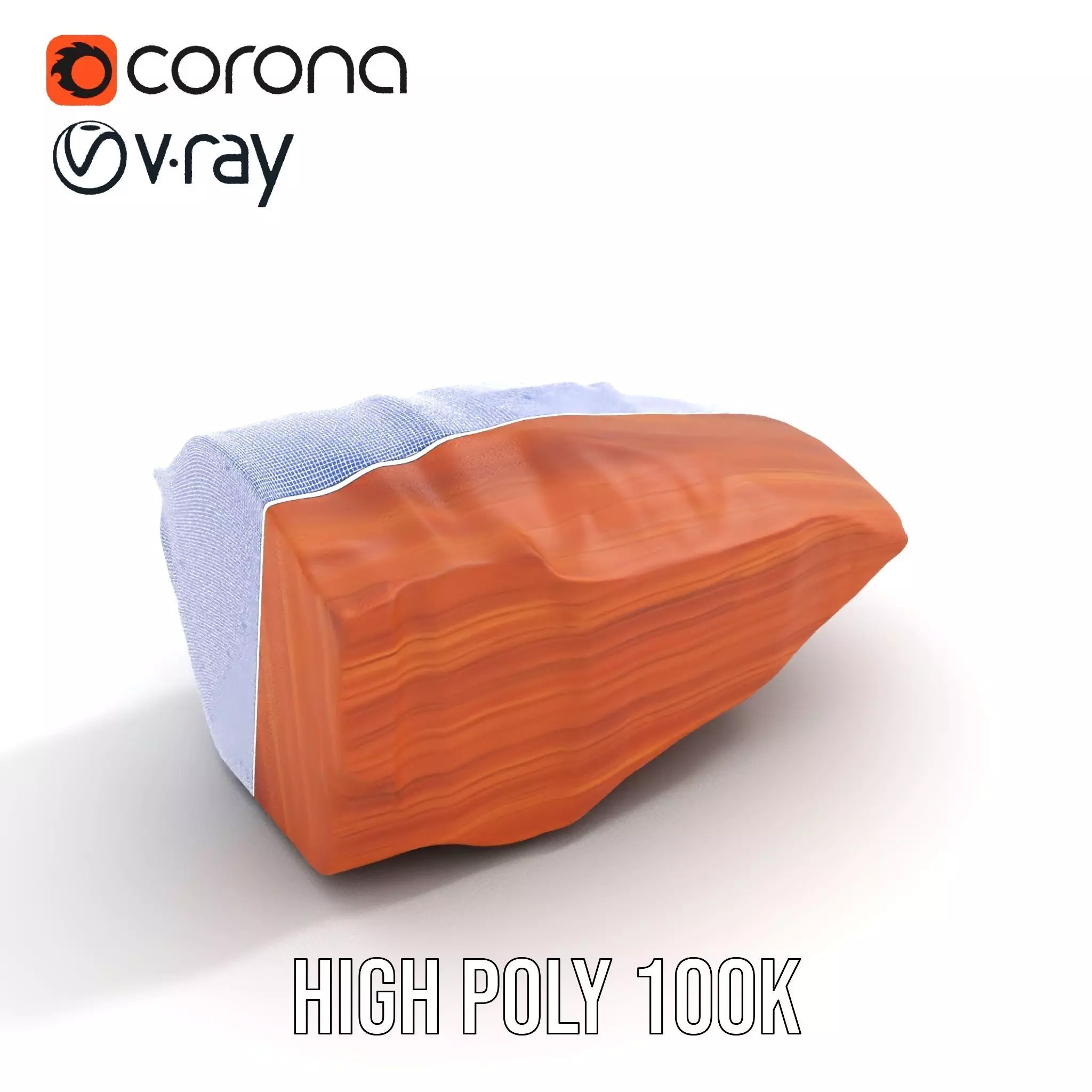 Rustic Sandstone Boulder model pack Low-poly 3D model_31