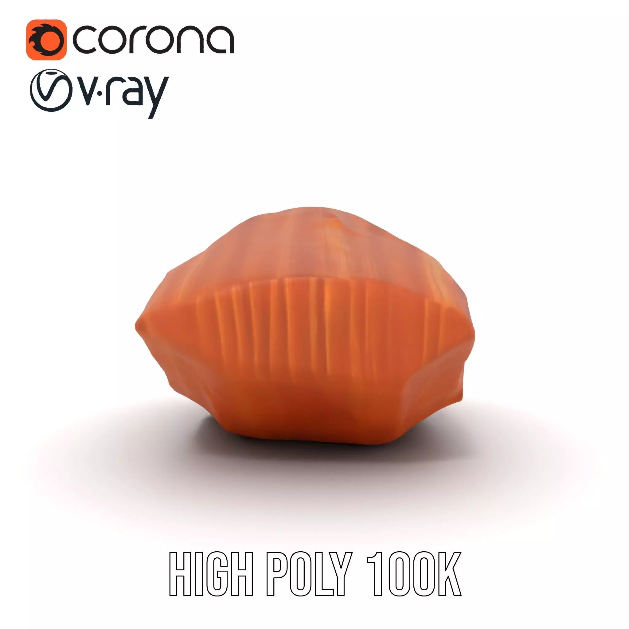 Rustic Sandstone Boulder model pack Low-poly 3D model_15