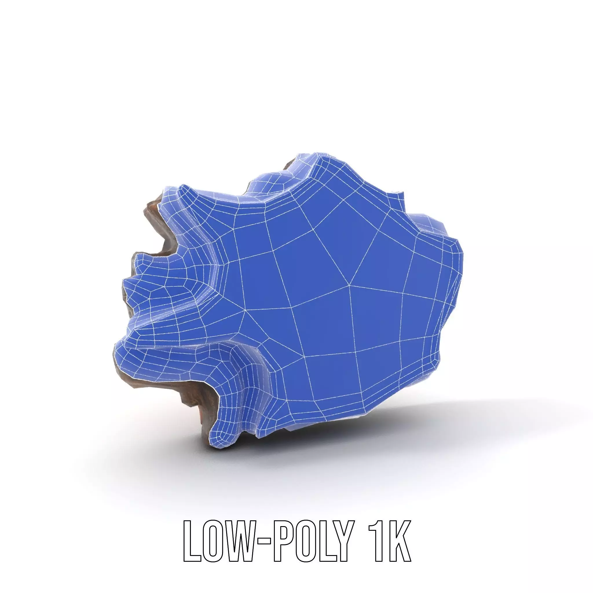 Rustic Tree CrossSection model pack Low-poly 3D model_24