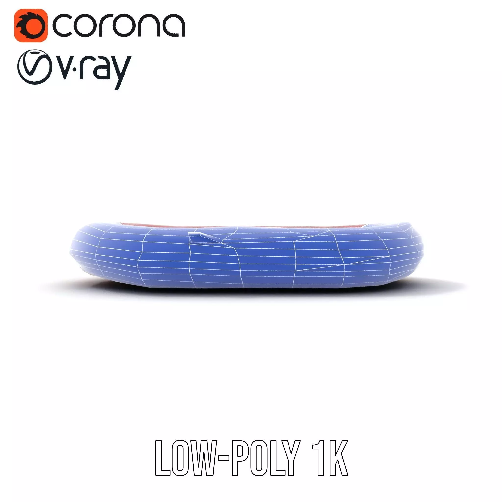 Scarlet Inflatable Boat model pack Low-poly 3D model_28