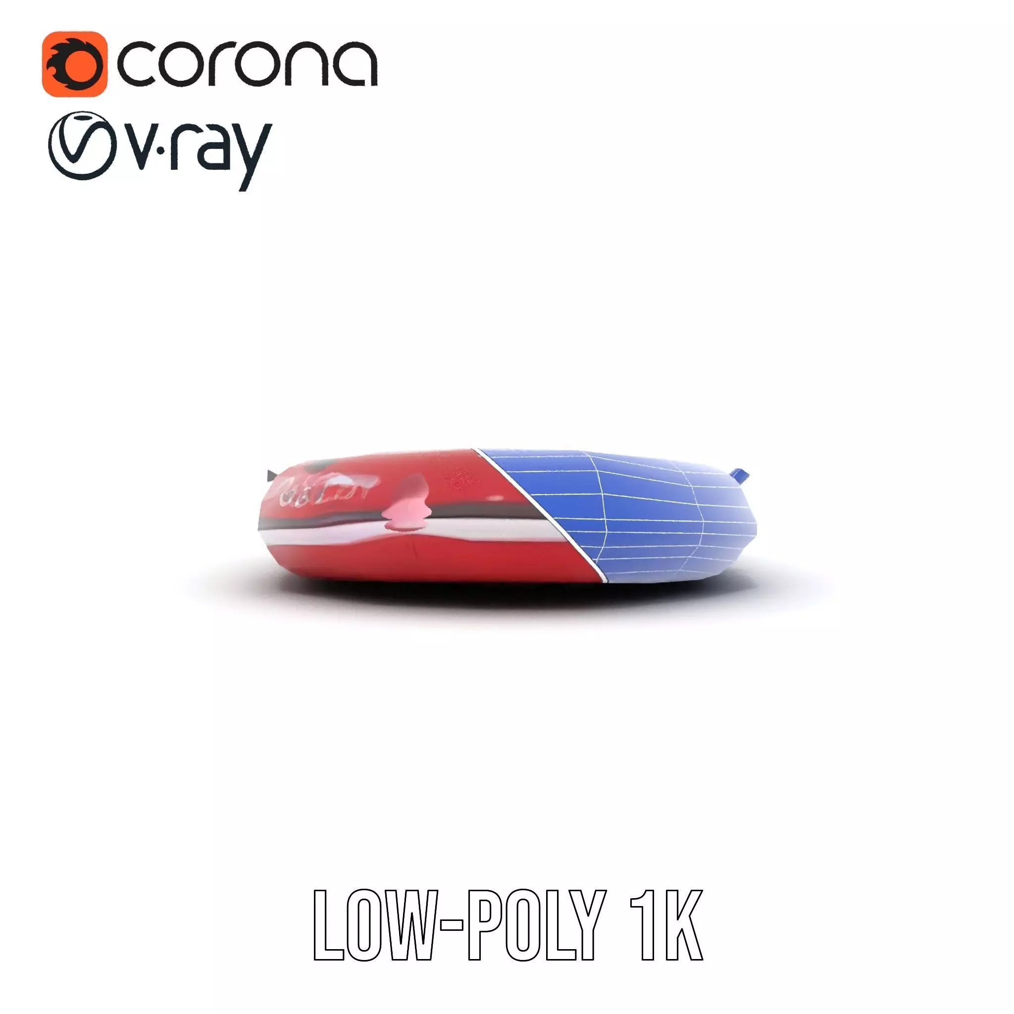 Scarlet Inflatable Boat model pack Low-poly 3D model_25