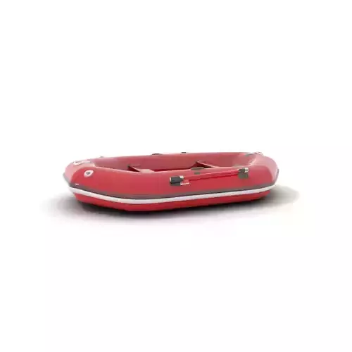 Scarlet Inflatable Boat model pack Low-poly 3D model