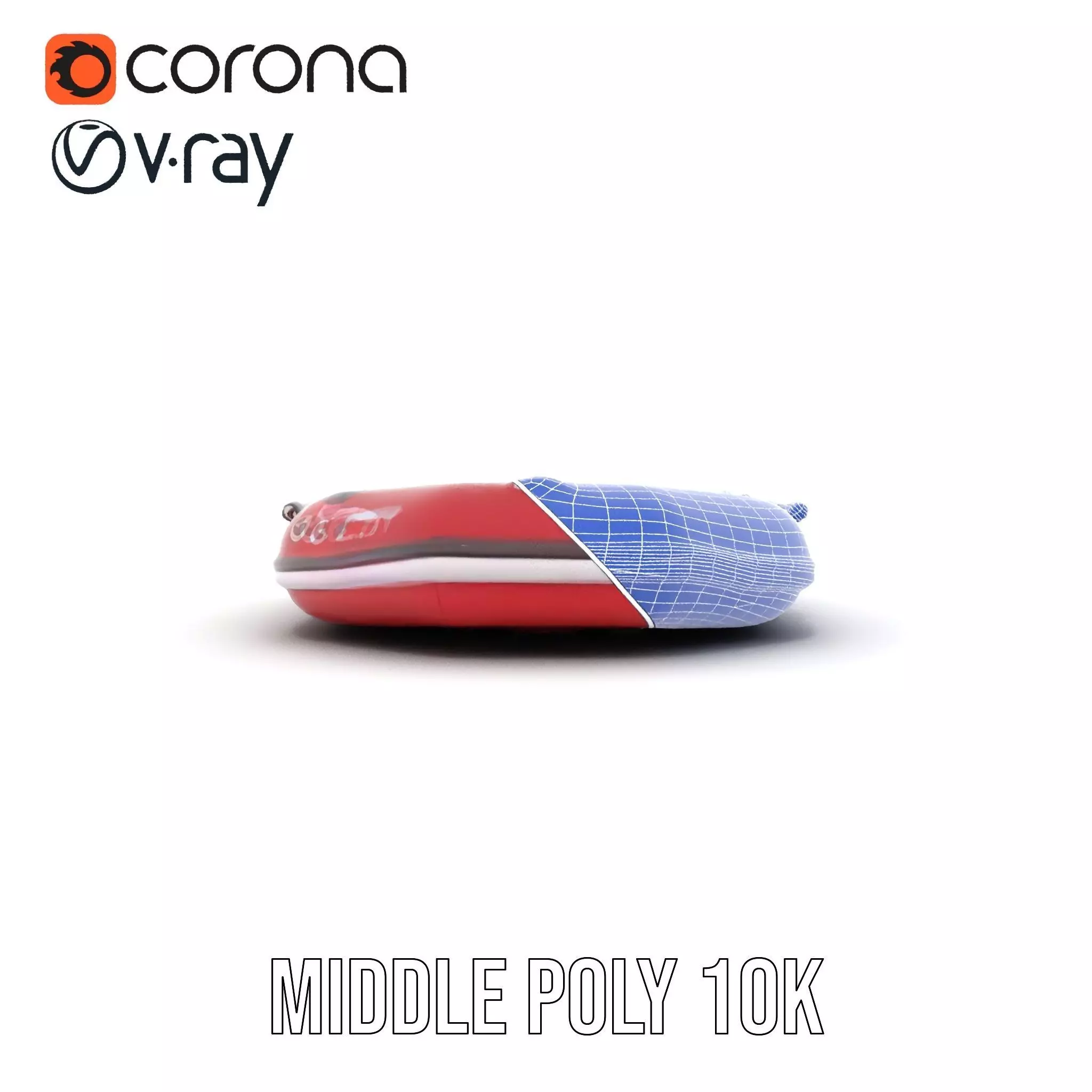 Scarlet Inflatable Boat model pack Low-poly 3D model_19