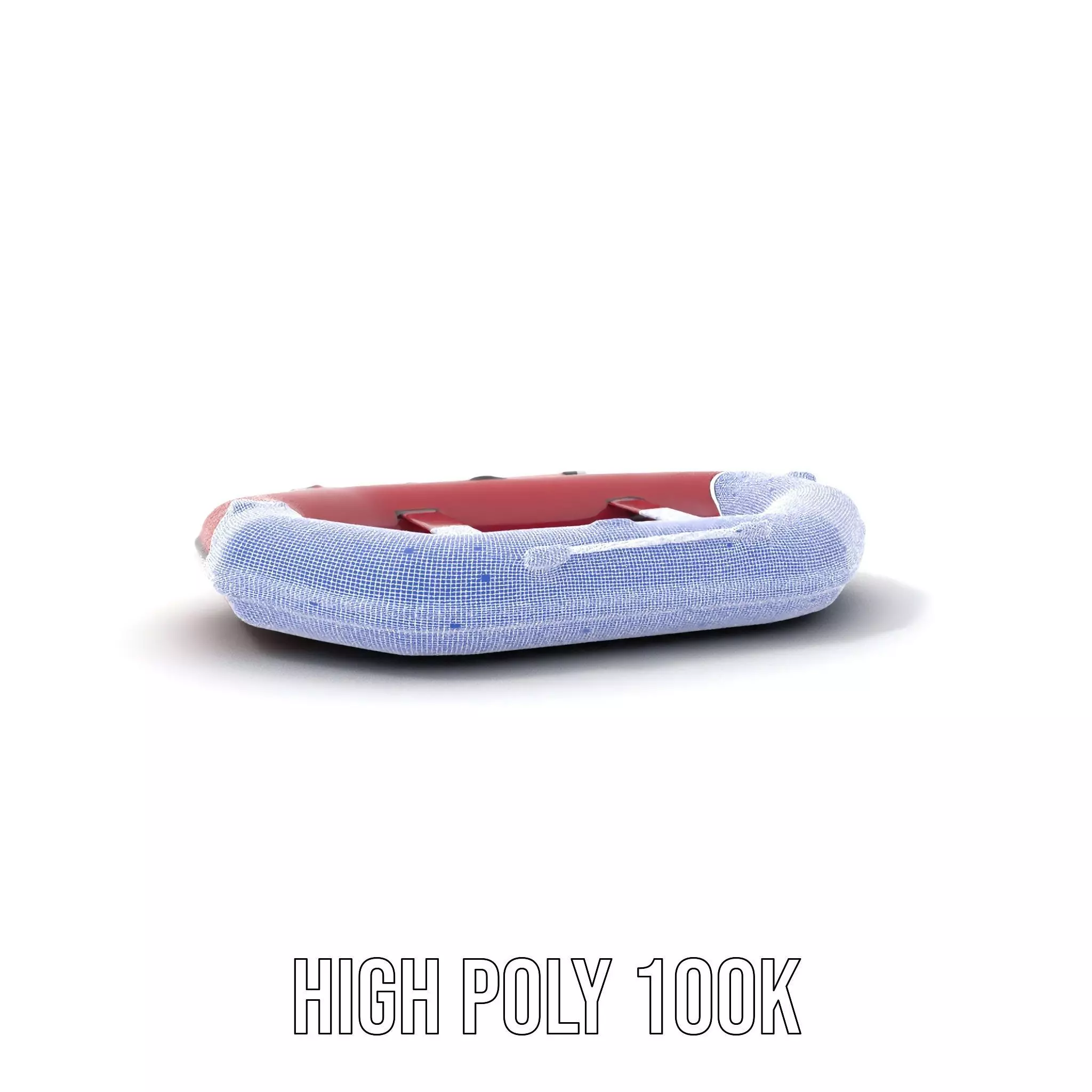 Scarlet Inflatable Boat model pack Low-poly 3D model_4