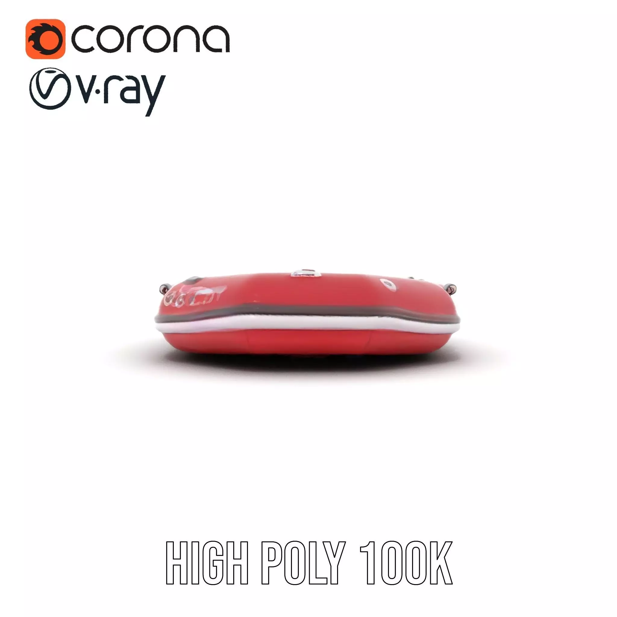 Scarlet Inflatable Boat model pack Low-poly 3D model_15