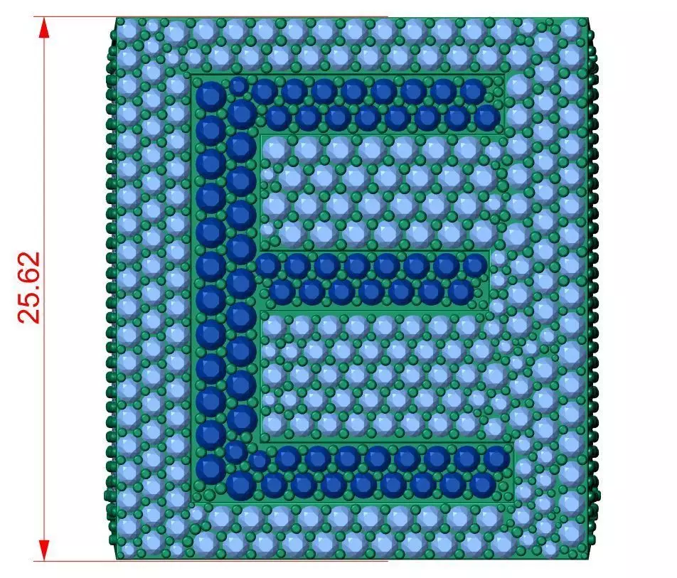 Custom Initial A to Z Letter Diamond Ring - Alphabet Rings 3D print model_5