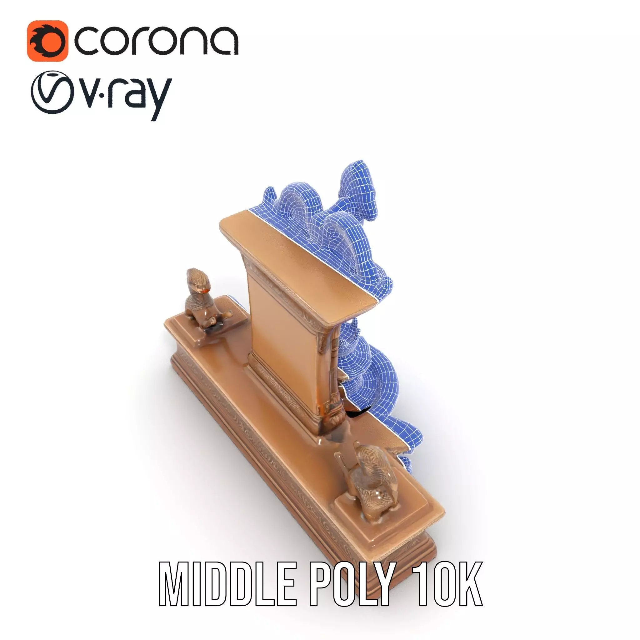 Ancient Stone Shrine model pack Low-poly 3D model_24