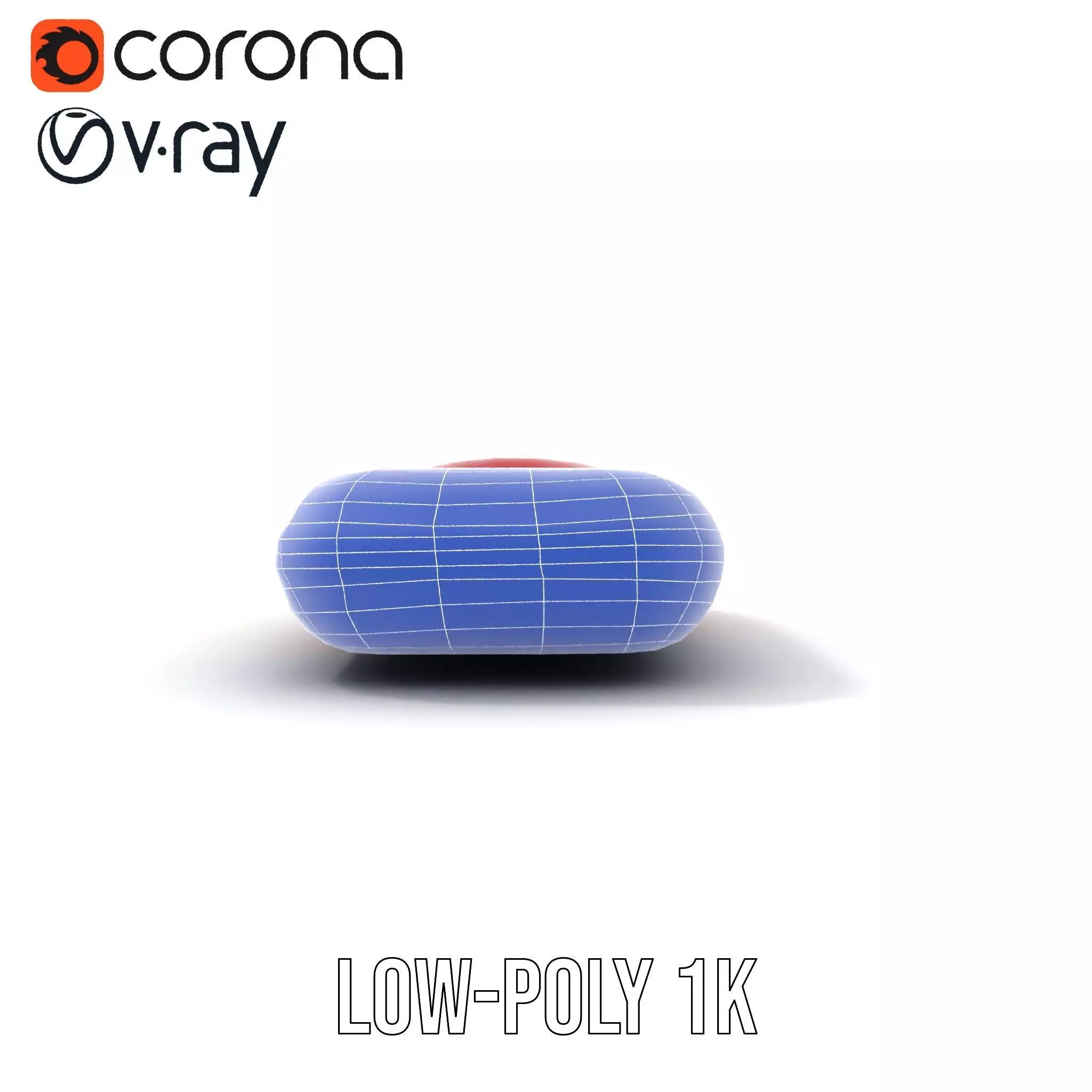 Red Inflatable Boat model pack Low-poly 3D model_25