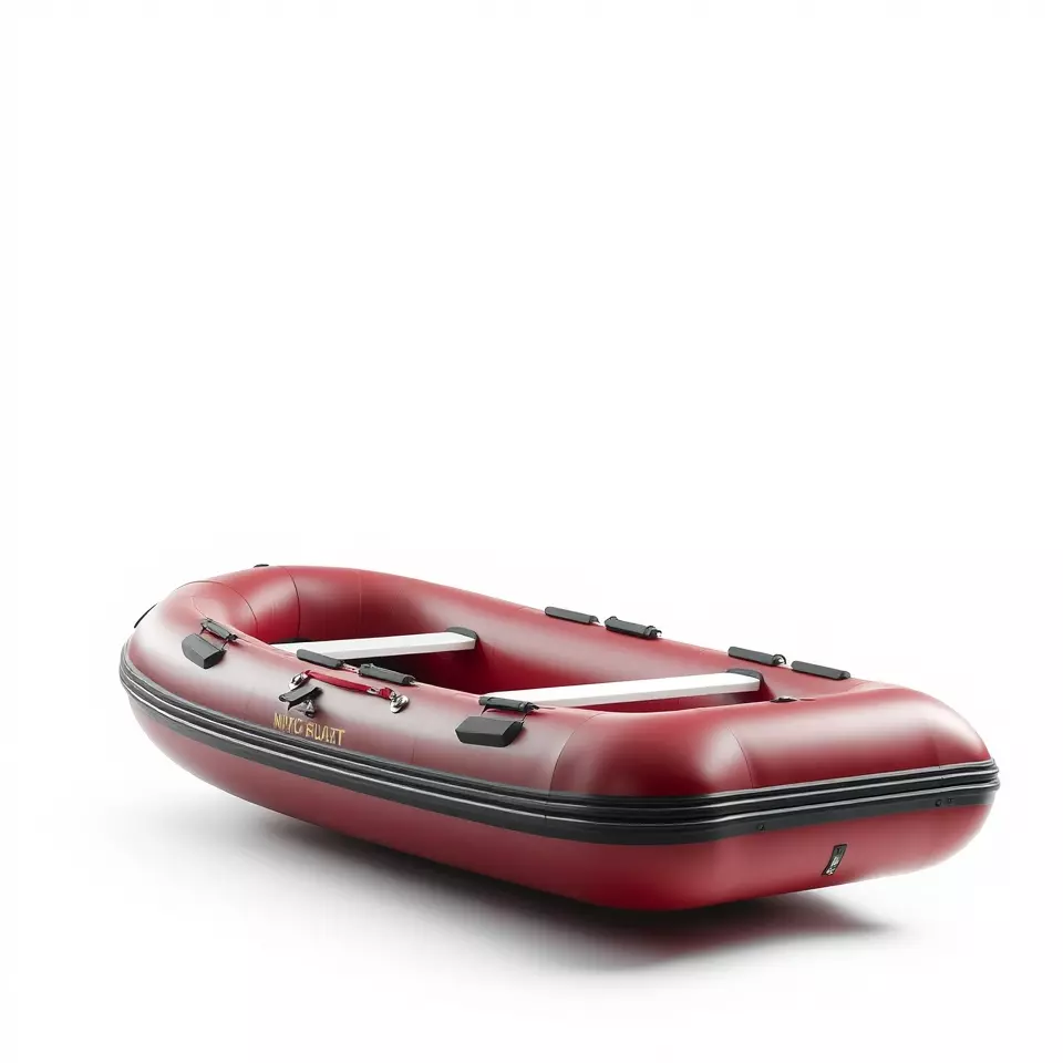 Red Inflatable Boat model pack Low-poly 3D model_2