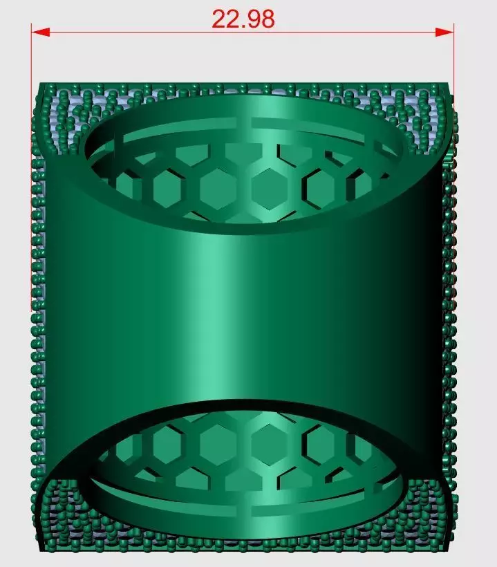 Custom Initial A to Z Letter Diamond Ring - Alphabet Rings 3D print model_9