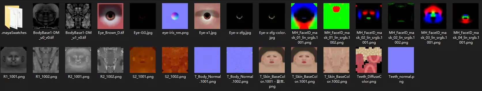 Chinese Girl AsianGirl Y406 3D model 3D model 3D model_23