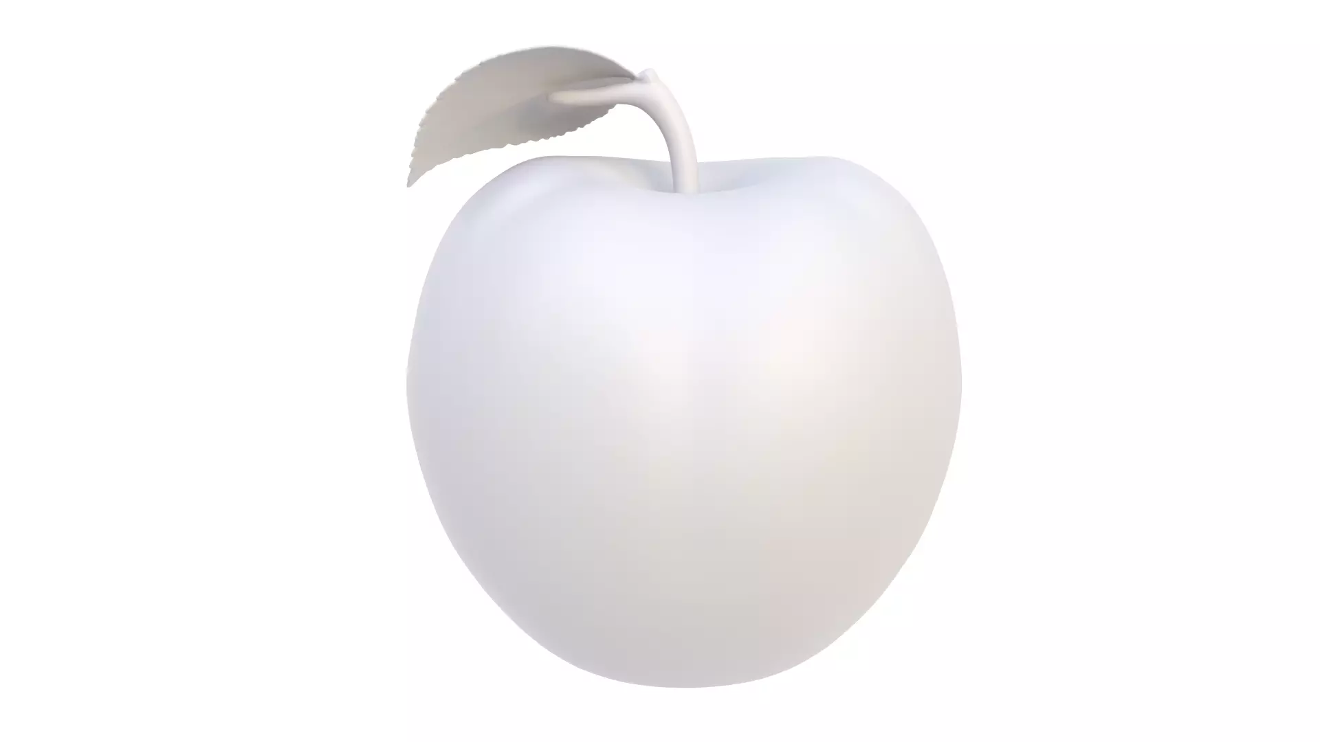 Halloween apple 04 3D model_4