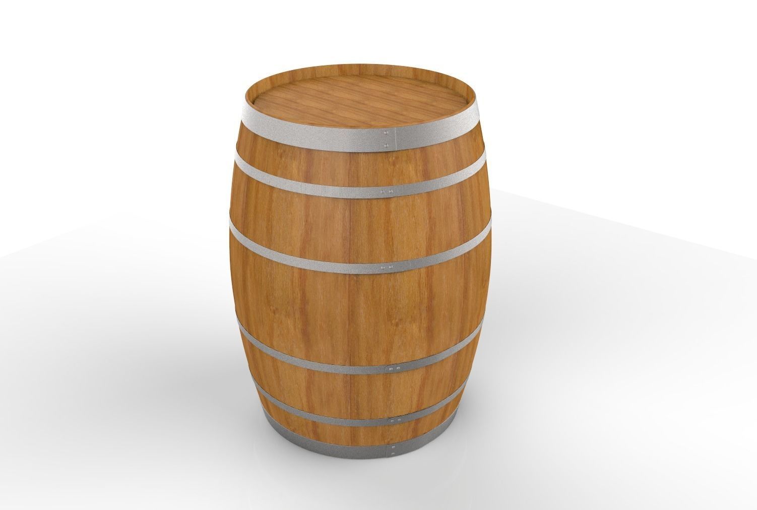 Wine Barrel Free 3D model