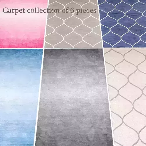 Carpet collection 2 different colors and patterns
