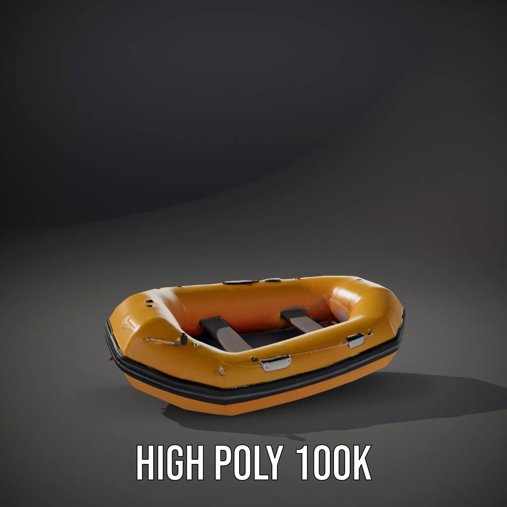 Vibrant Raft model pack Low-poly 3D model_20