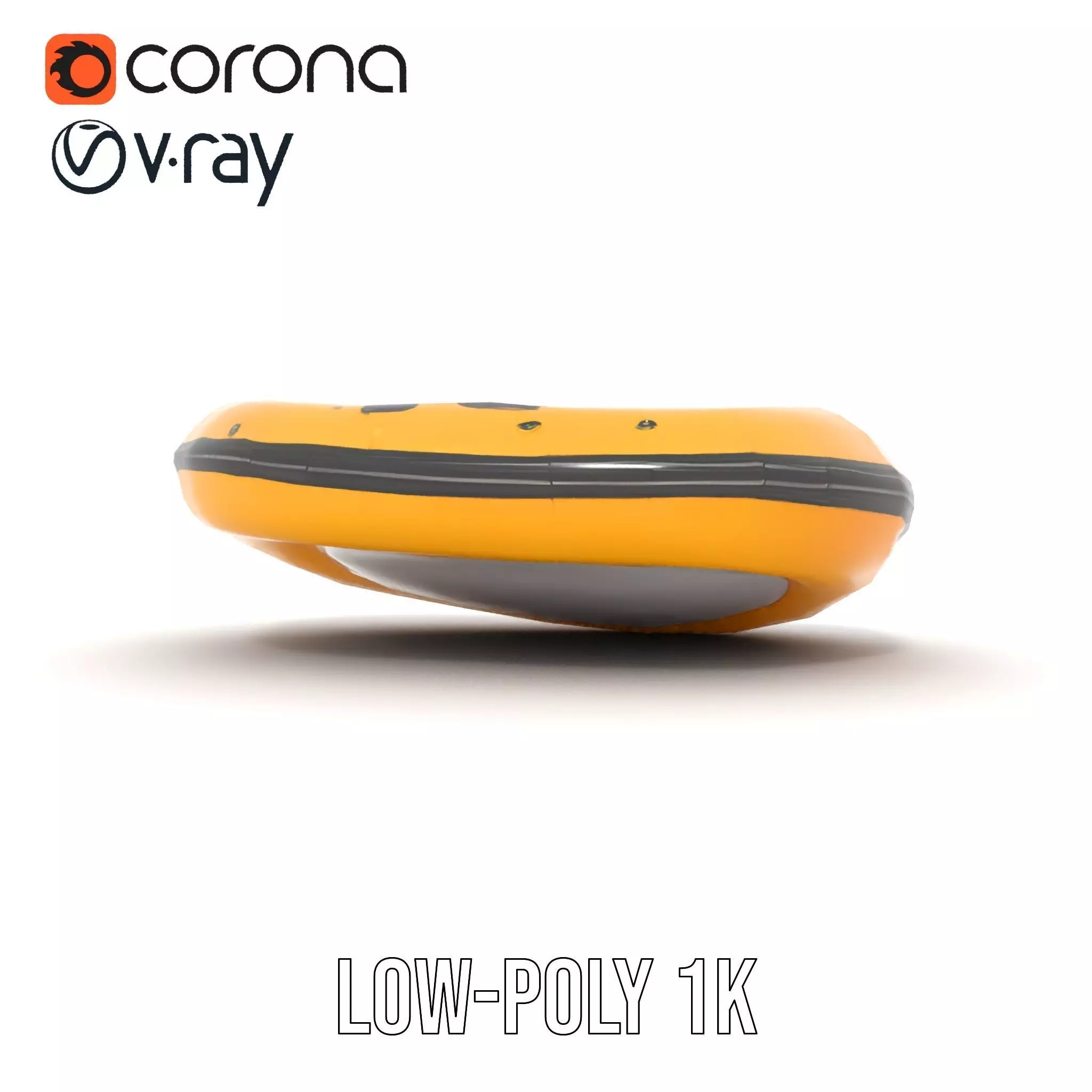 Vibrant Raft model pack Low-poly 3D model_31