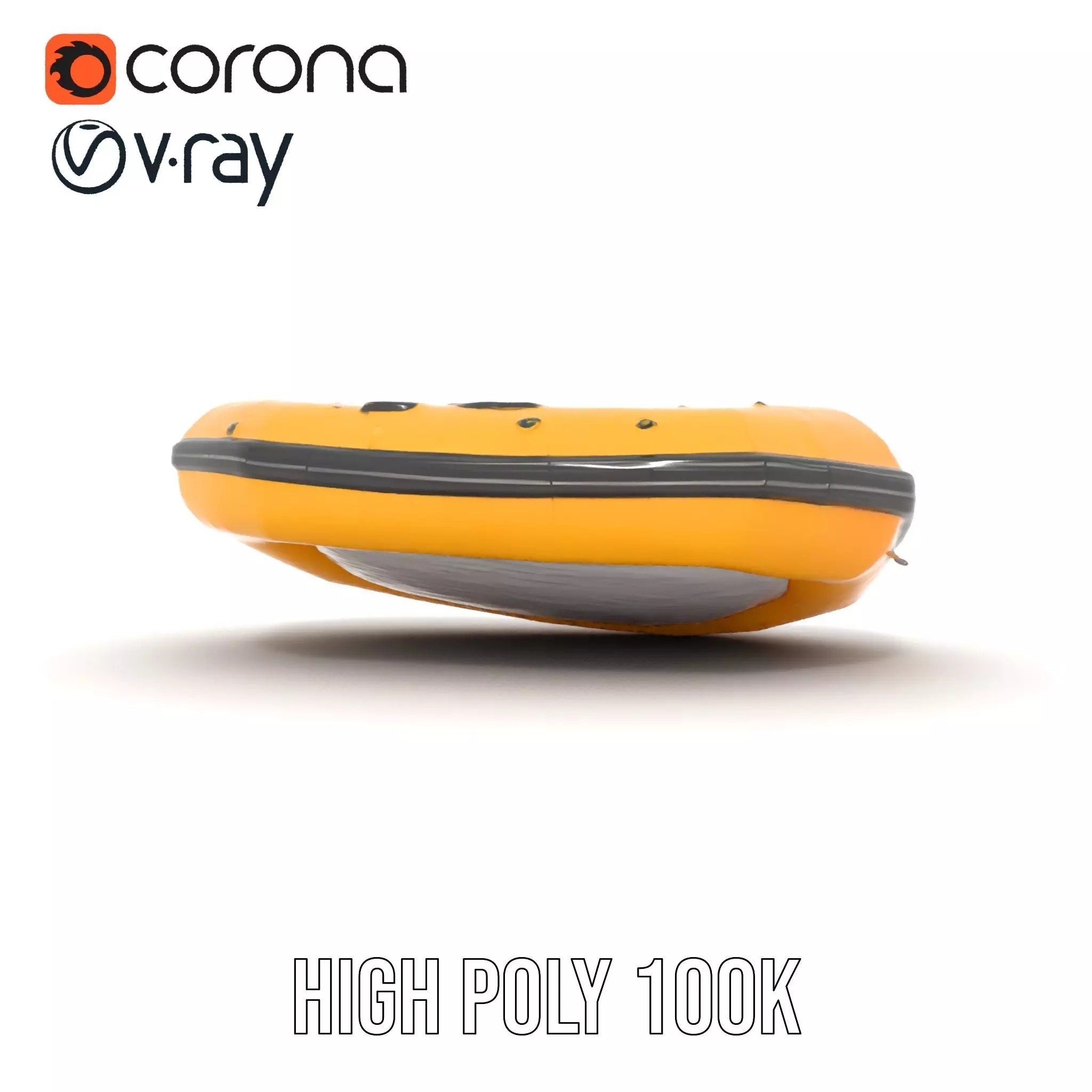 Vibrant Raft model pack Low-poly 3D model_23