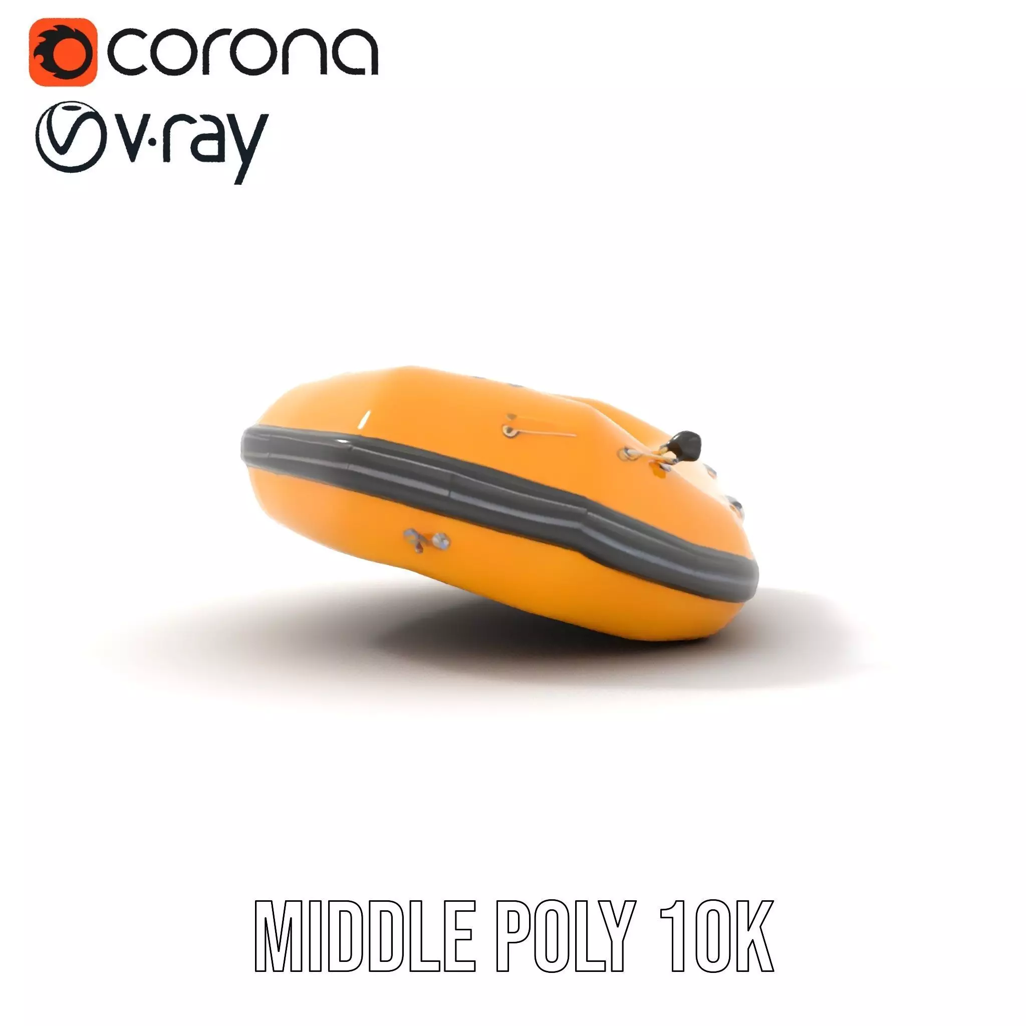 Vibrant Raft model pack Low-poly 3D model_18