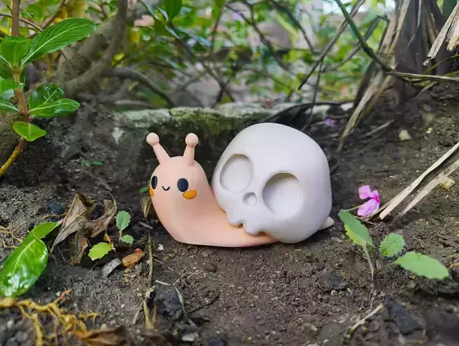 Halloween Special - Skull Snail