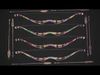 Medieval Wooden Bow Weapon Set Low-poly 3D model_1