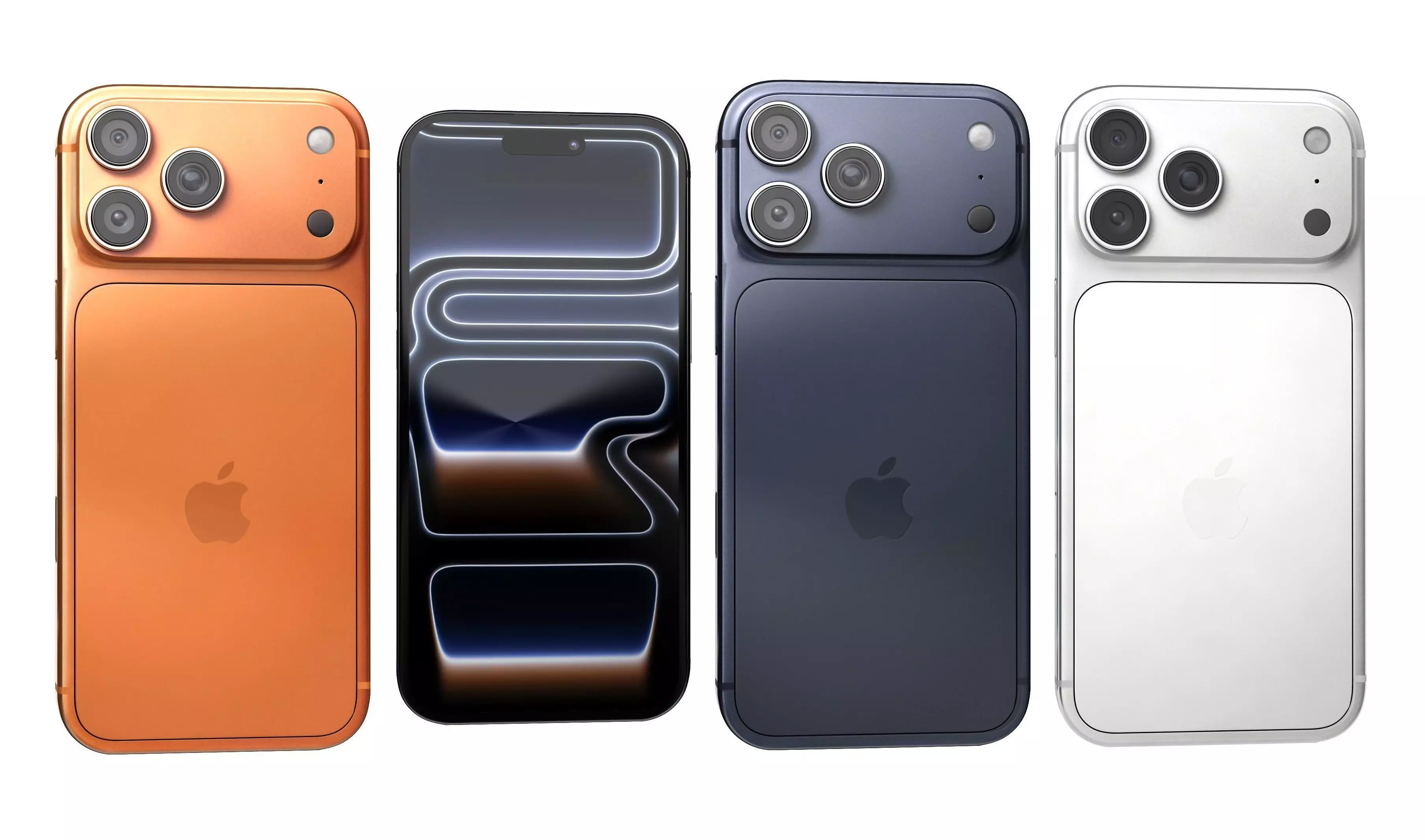 Apple iPhone 17 Pro Max All Colors 3D model_0
