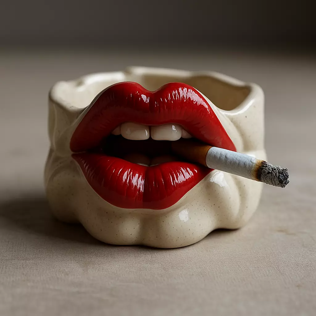 Lips Ashtrays 3D print model_6