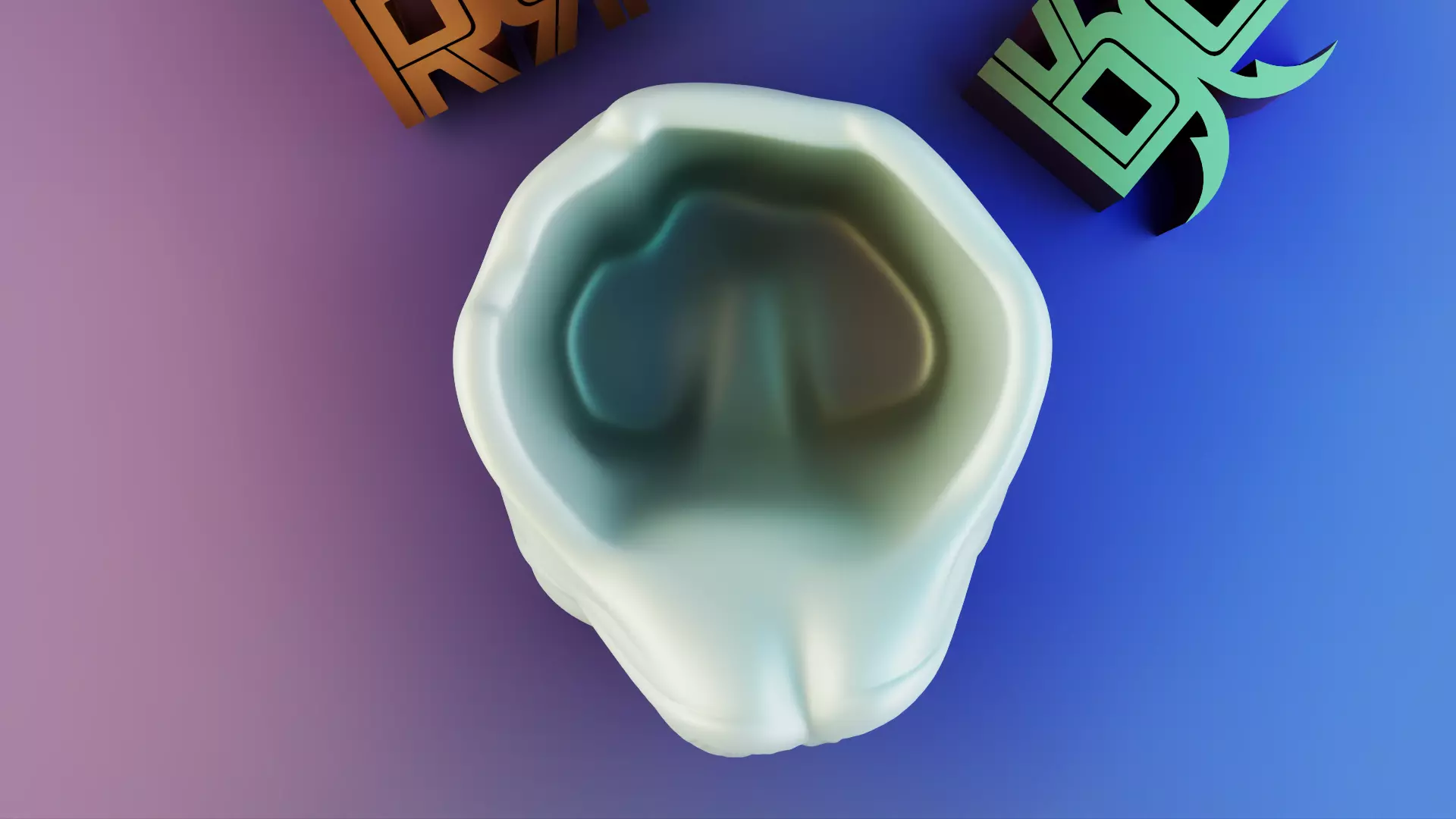 Lips Ashtrays 3D print model_1