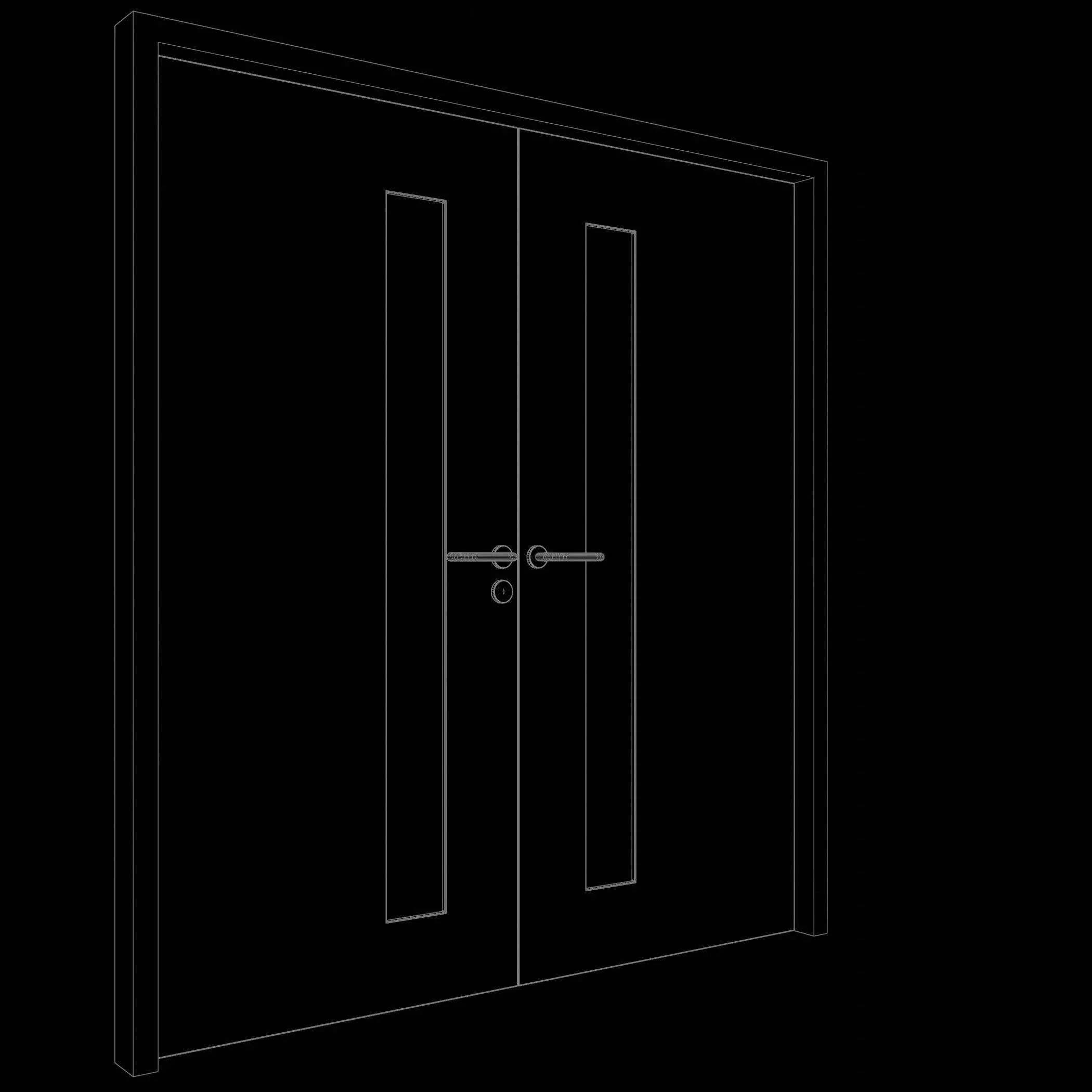 Door 25O32 3D model_7