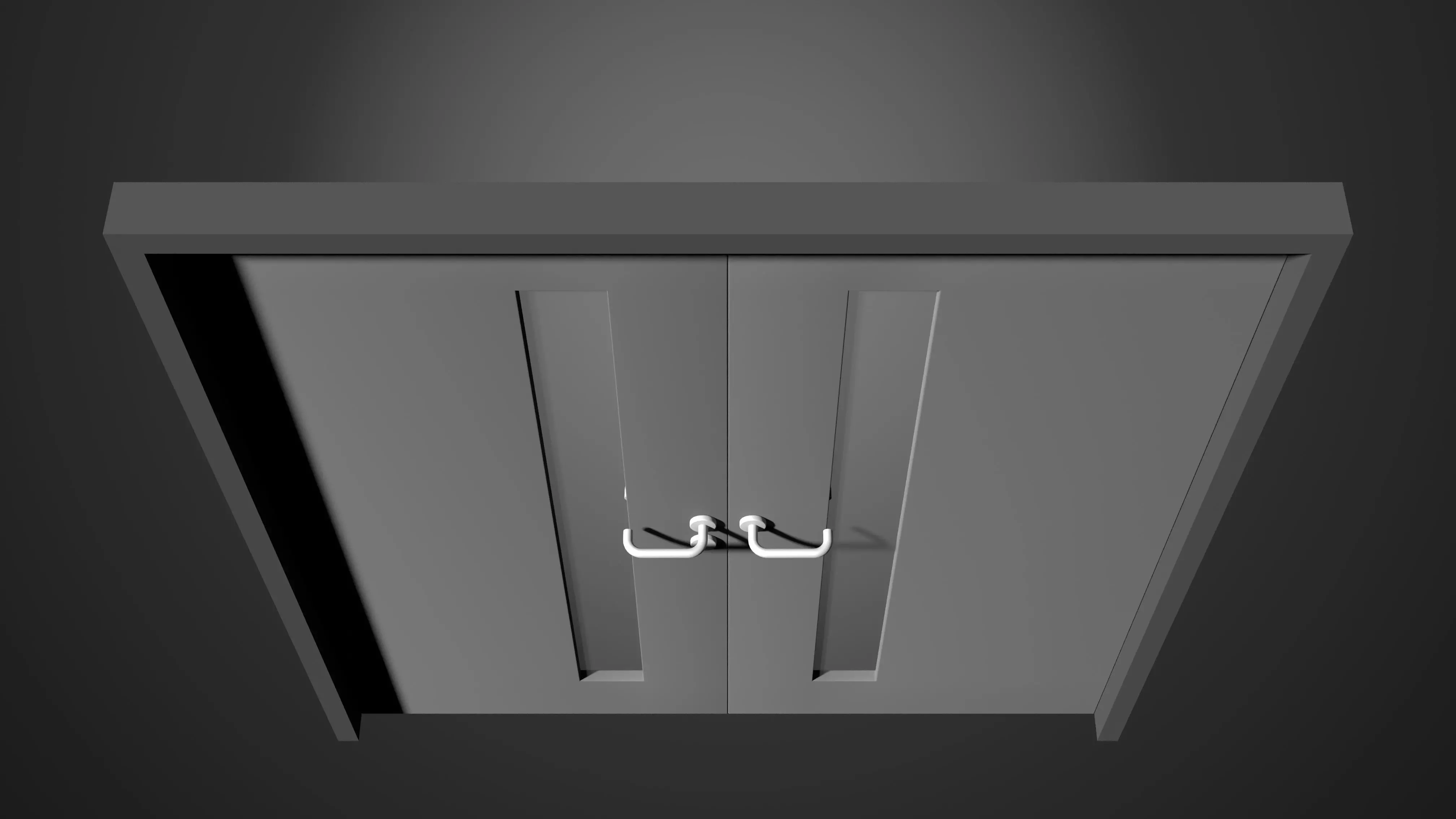 Door 25O32 3D model_4