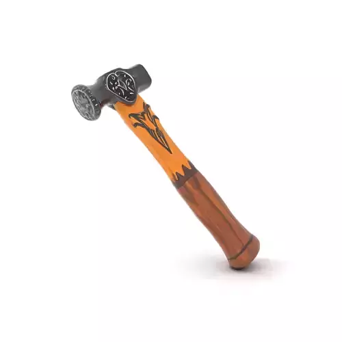 Ornate Wooden Hammer model pack