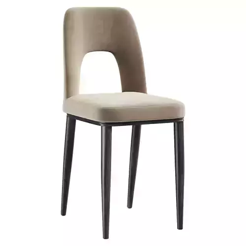 Loop Backrest Armless Chair