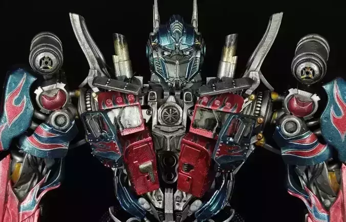 Transformers Optimus Prime STL file drawing