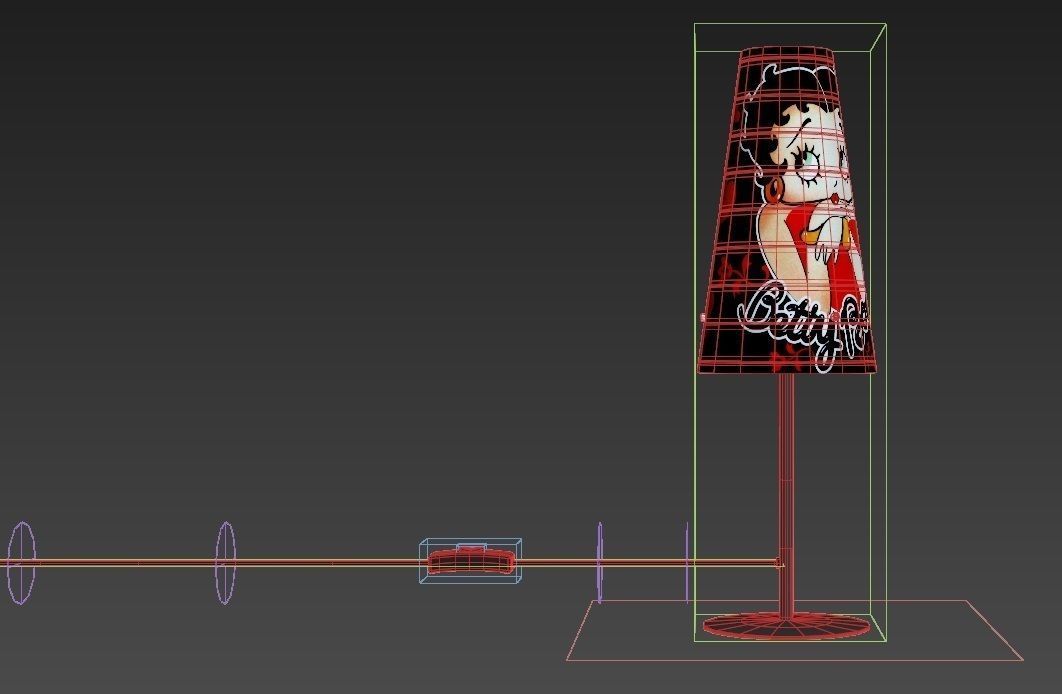 LAMP BEDSIDE-Betty Boop 3D model_4