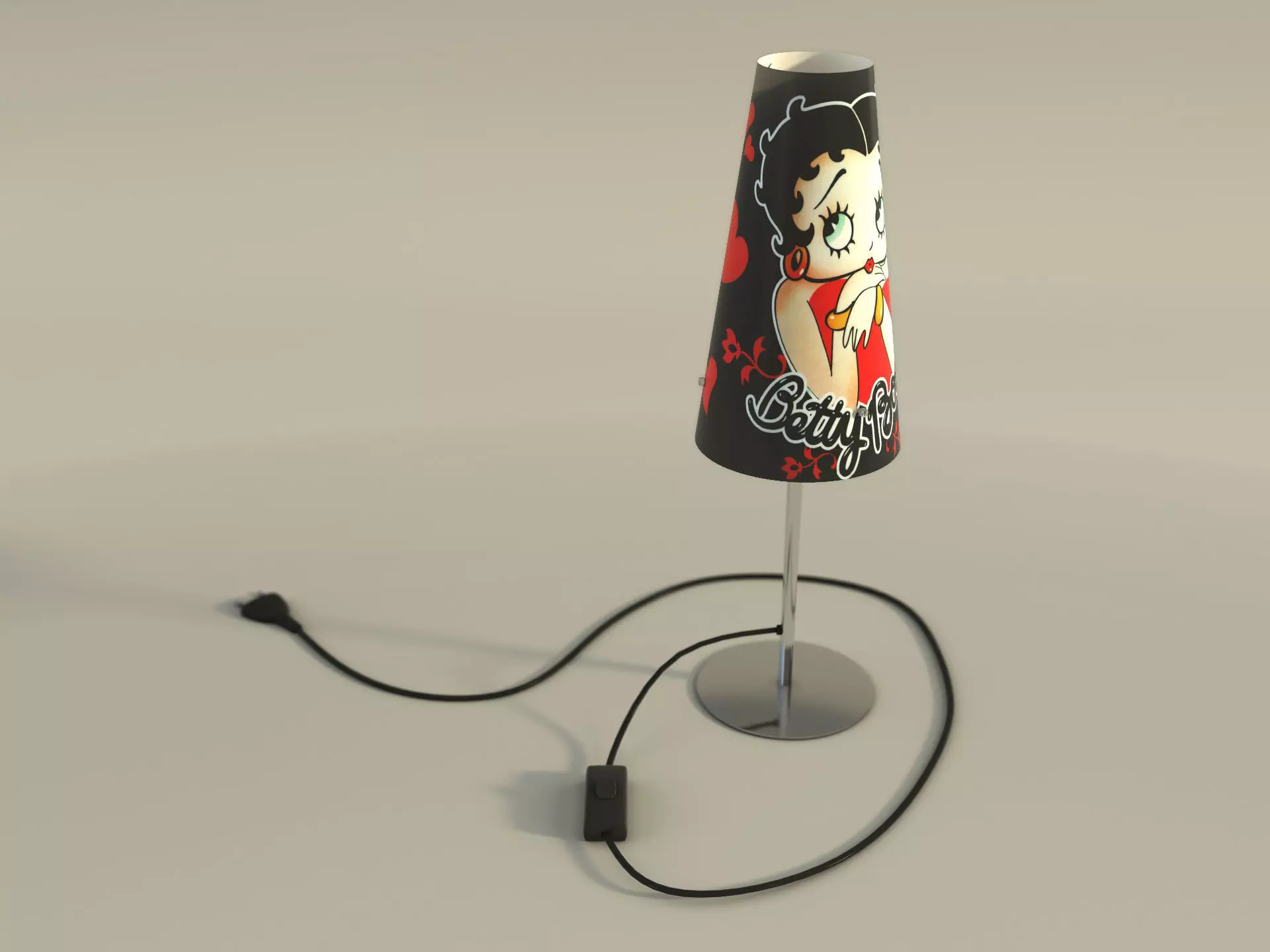 LAMP BEDSIDE-Betty Boop 3D model_0