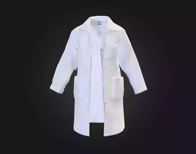 White Lab coat unisex