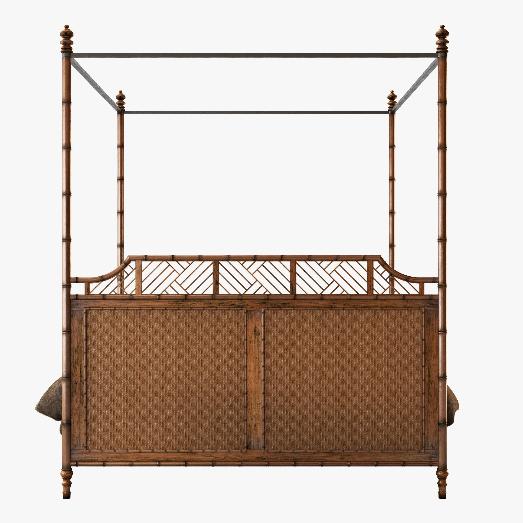 Lexington Tommy bahama island estate bed 3D Model MAX OBJ FBX MTL MAT