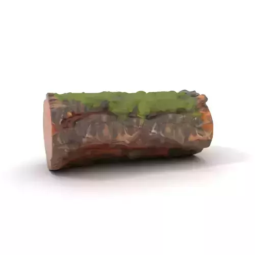 Mossy Log Detail model pack Low-poly 3D model