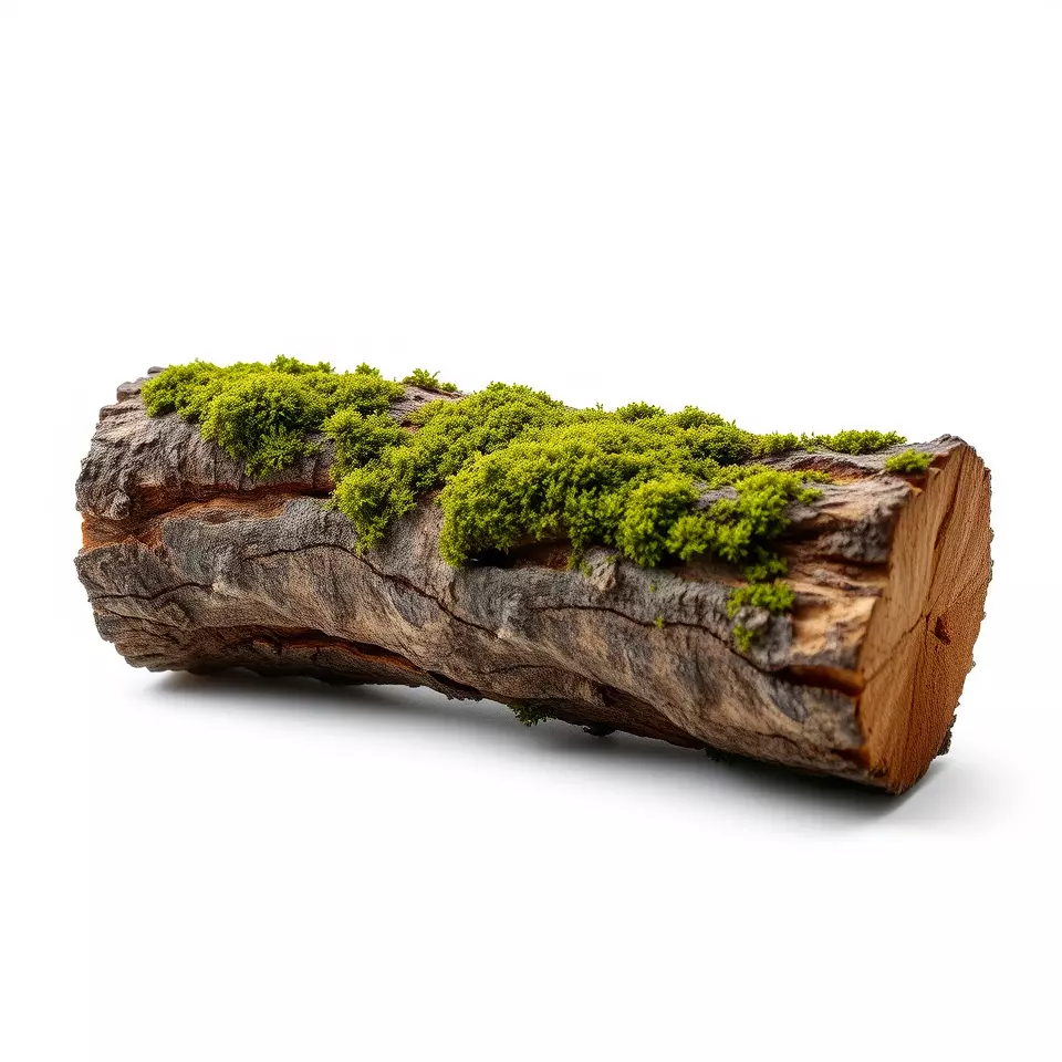 Mossy Log Detail model pack Low-poly 3D model_3