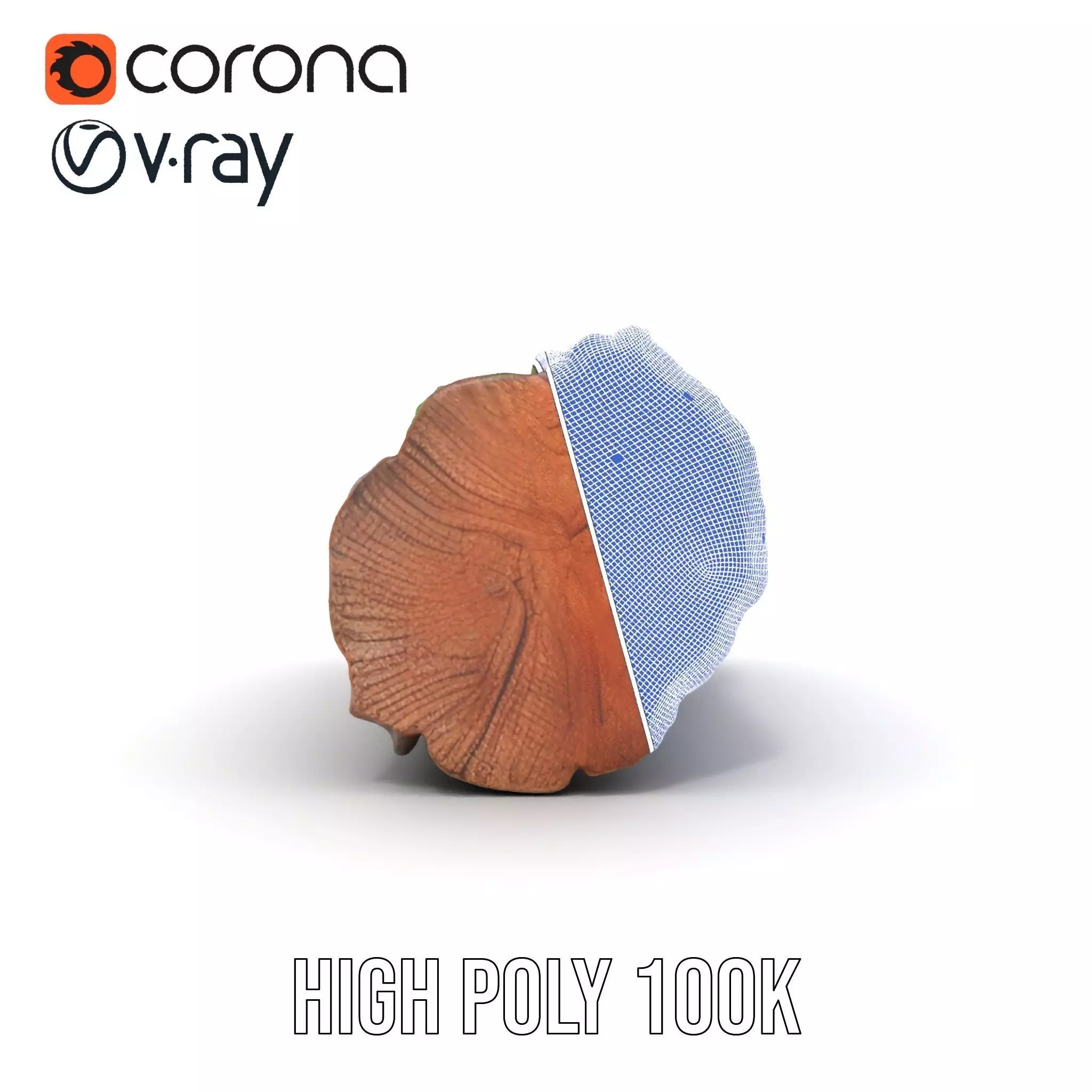 Mossy Log Detail model pack Low-poly 3D model_32