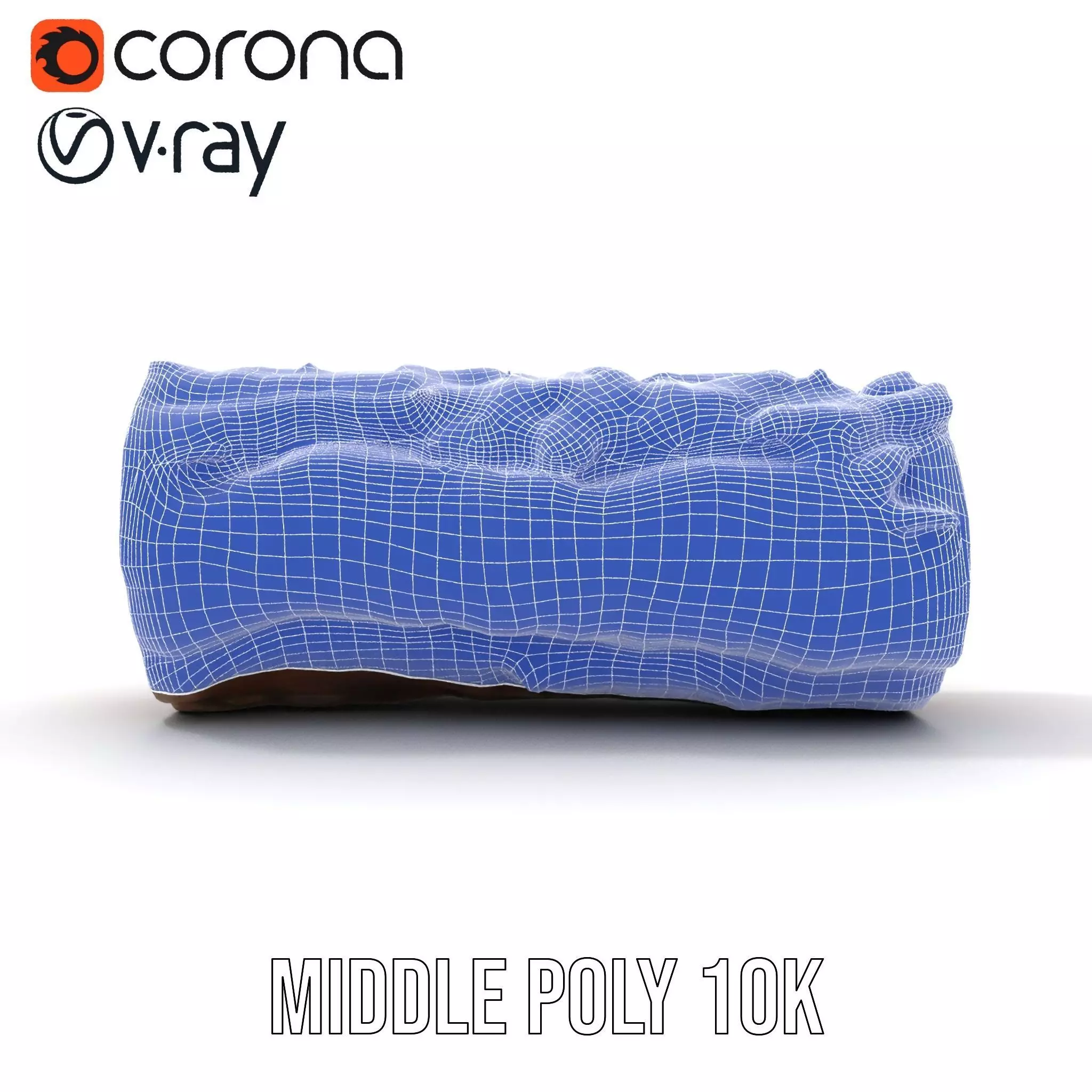 Mossy Log Detail model pack Low-poly 3D model_24