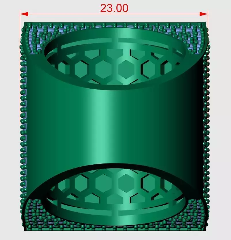 Custom Initial A to Z Letter Diamond Ring - Alphabet Rings 3D print model_9