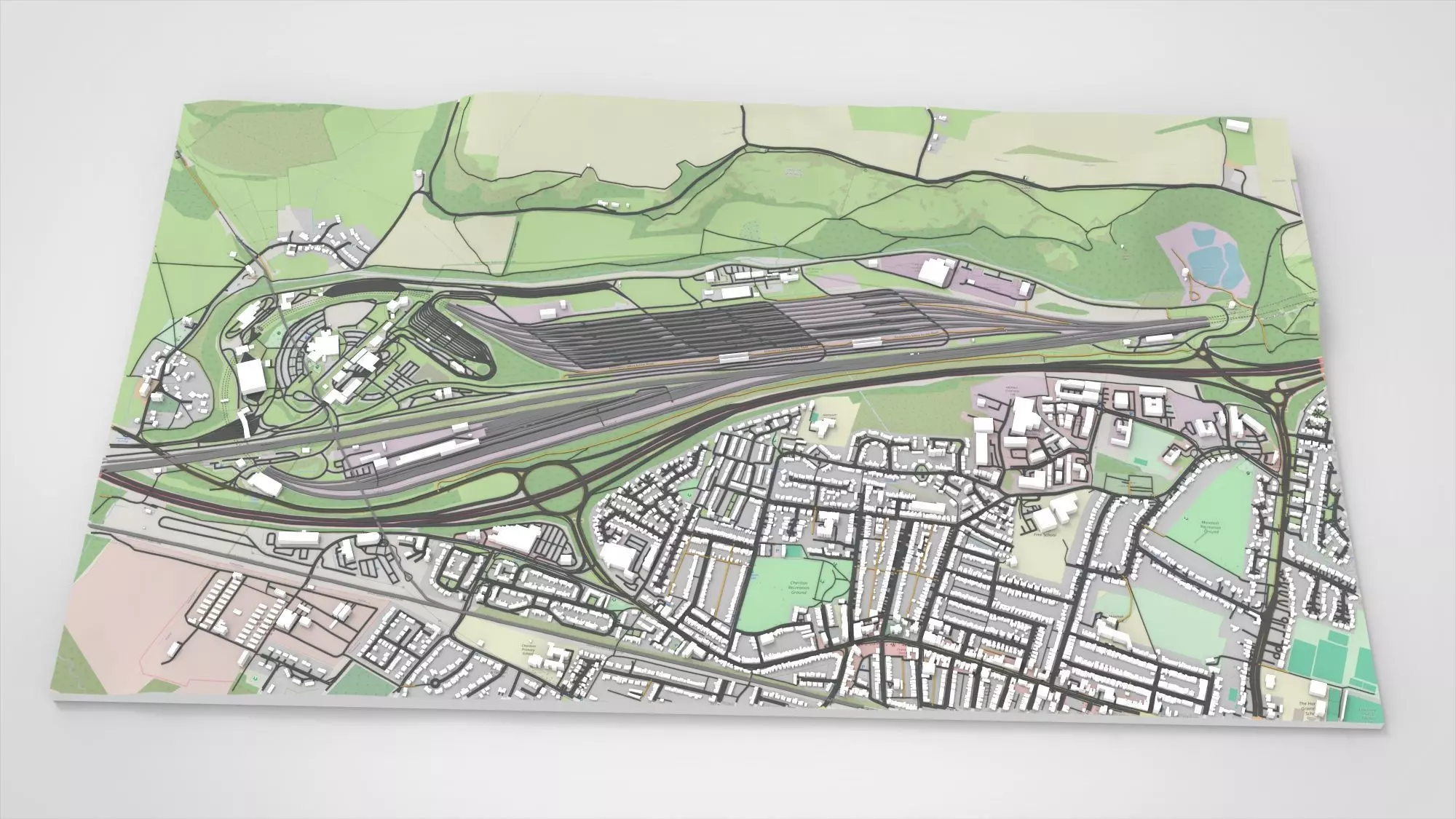 Eurotunnel Terminal Building Folkestone 3D model_0