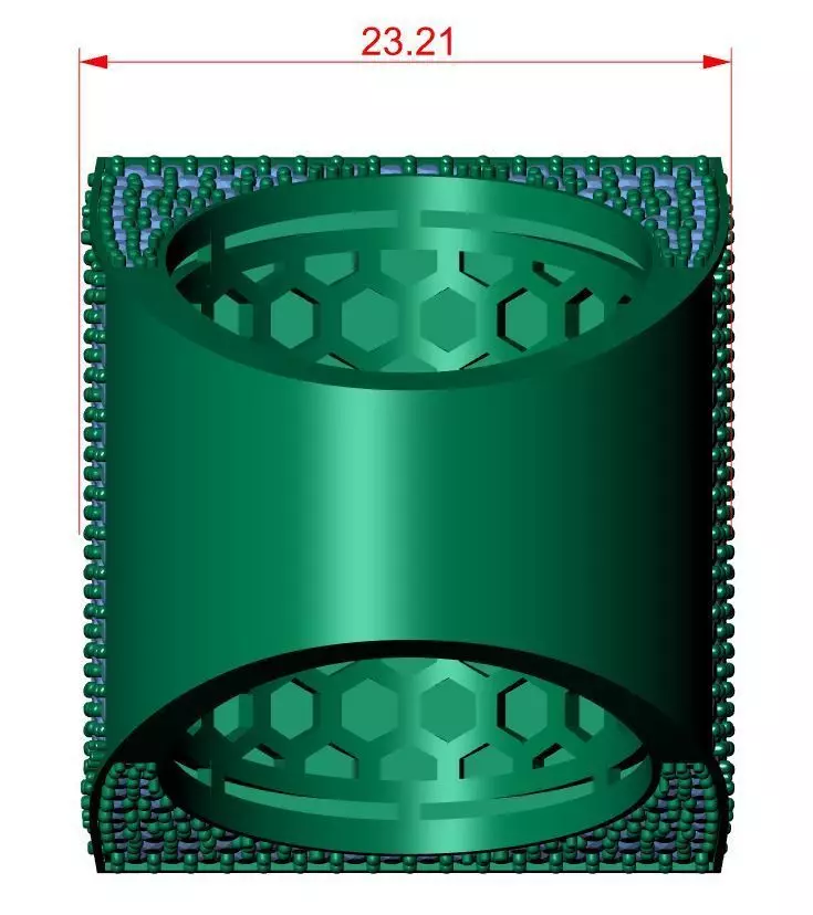 Custom Initial A to Z Letter Diamond Ring - Alphabet Rings 3D print model_9