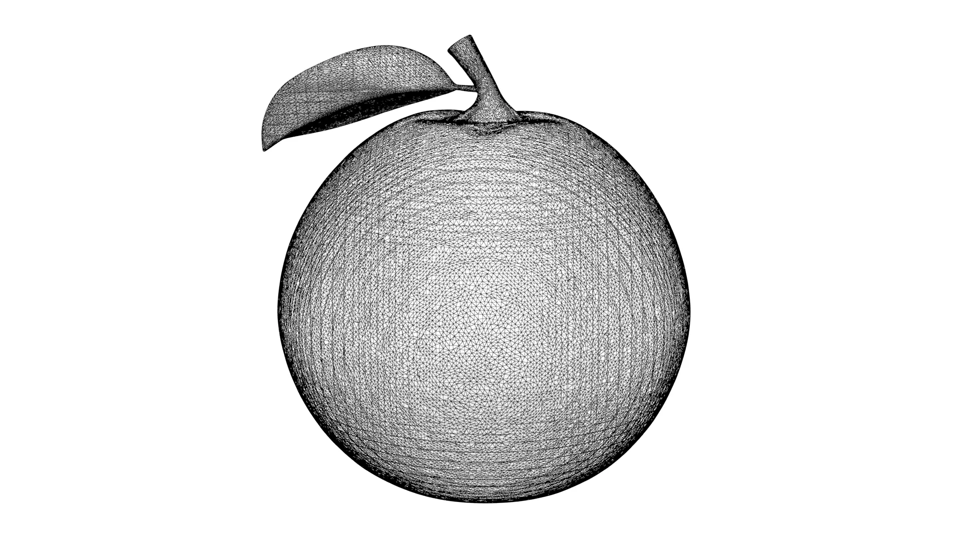 Fruit smiling 3D model_7