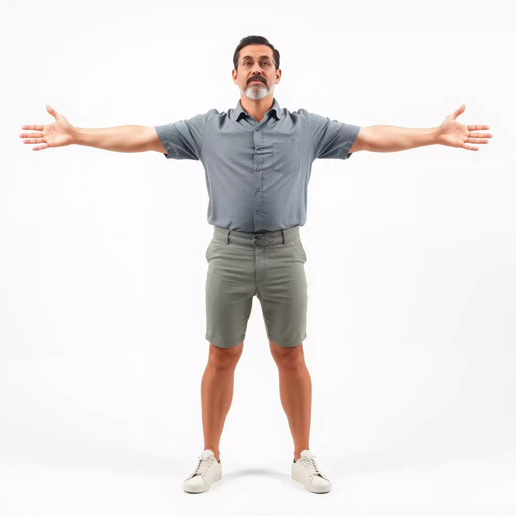 Casual Summer Outfit model pack Low-poly 3D model_3