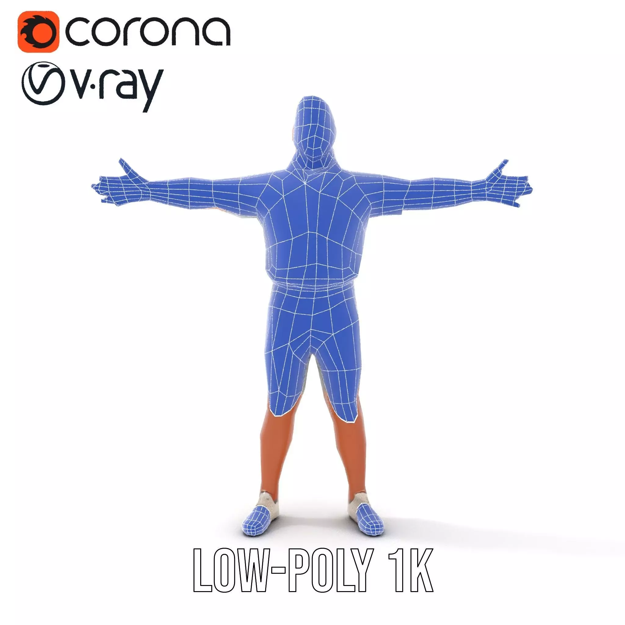 Casual Summer Outfit model pack Low-poly 3D model_28