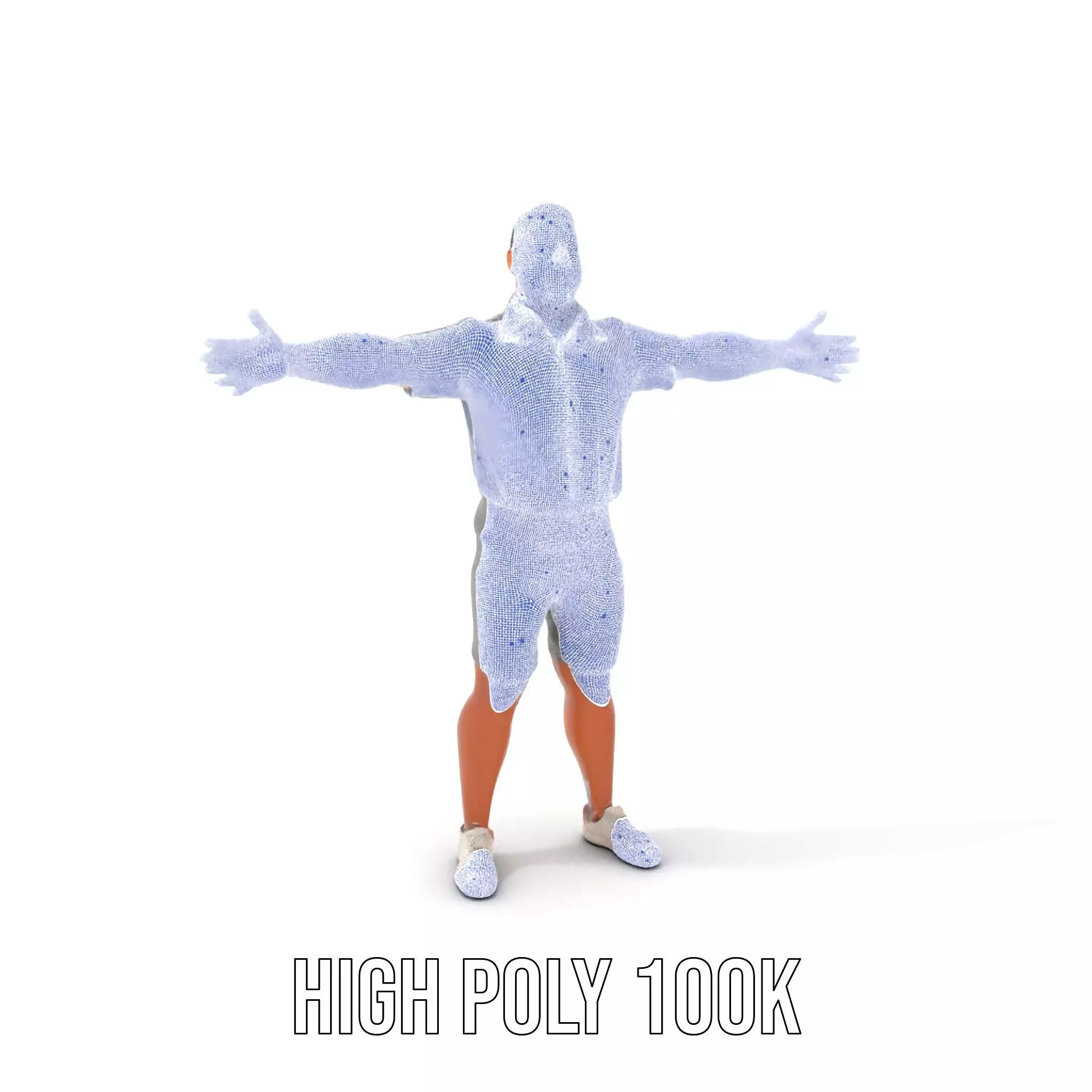 Casual Summer Outfit model pack Low-poly 3D model_5