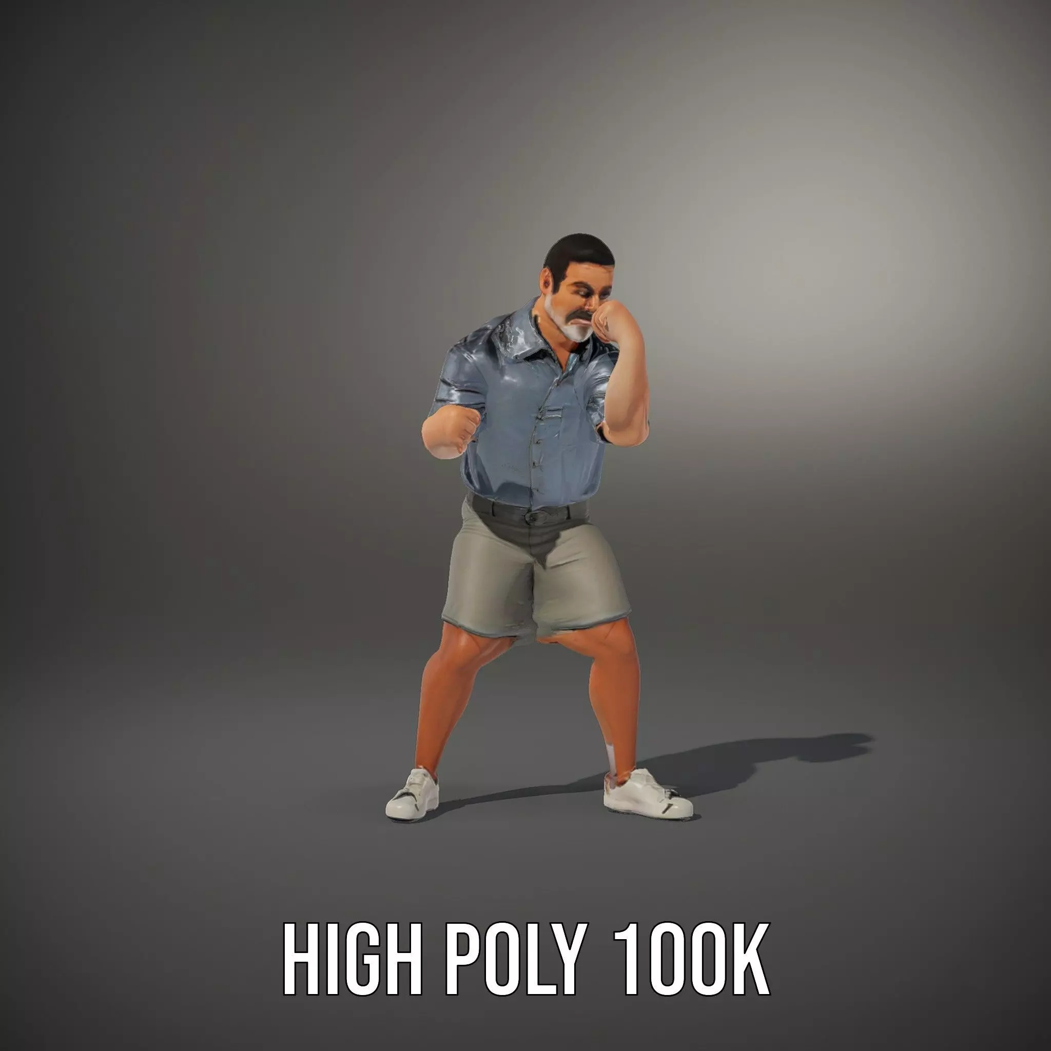 Casual Summer Outfit model pack Low-poly 3D model_9