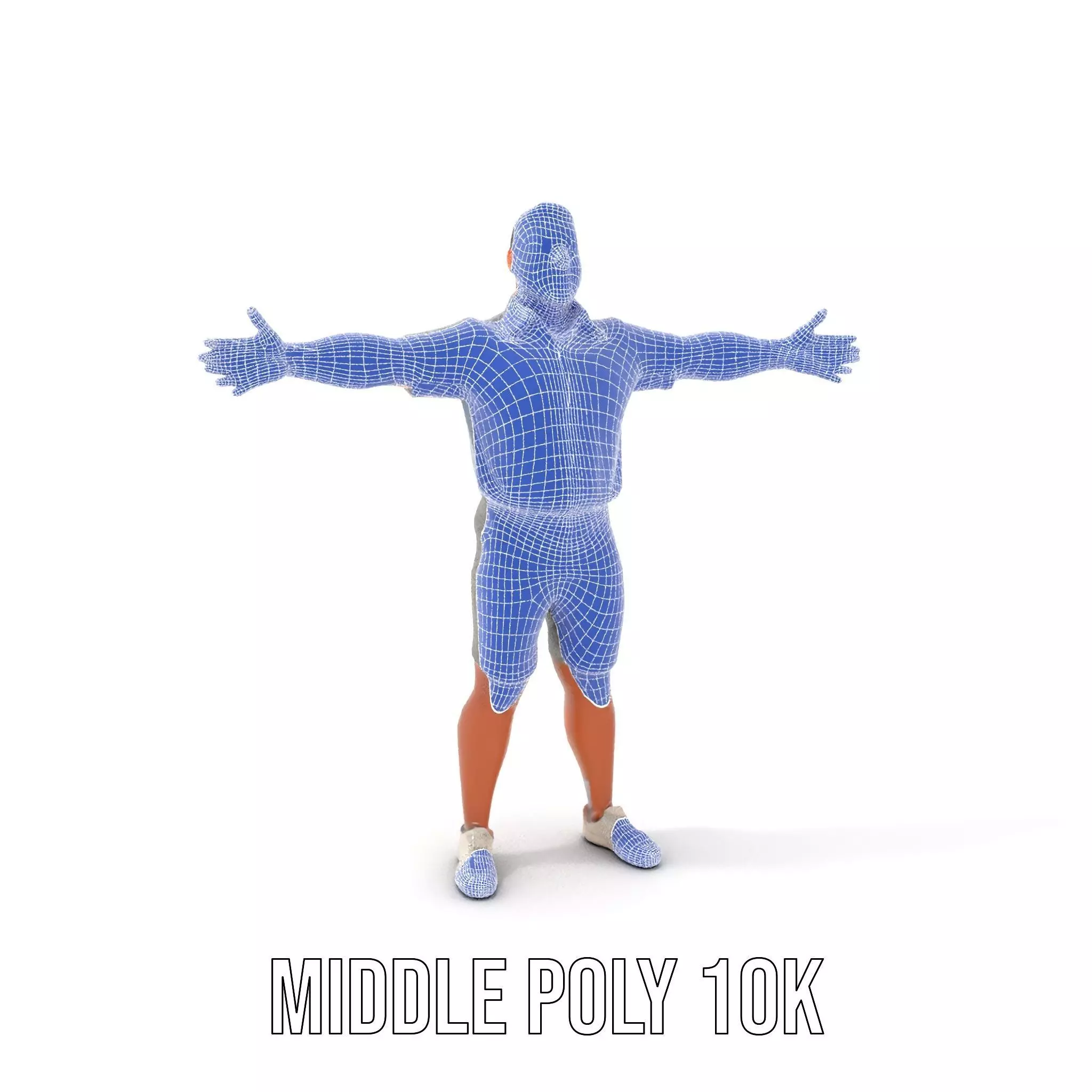 Casual Summer Outfit model pack Low-poly 3D model_14