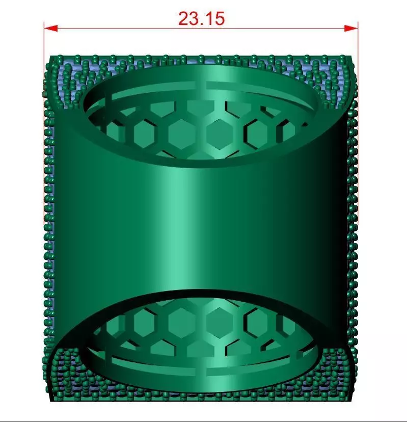 Custom Initial A to Z Letter Diamond Ring - Alphabet Rings 3D print model_9